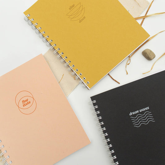 Guided Journals, locally and sustainably printed