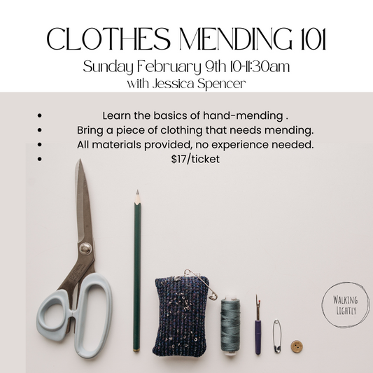 Community Learning  Session: Clothes Mending 101, Hand Mending