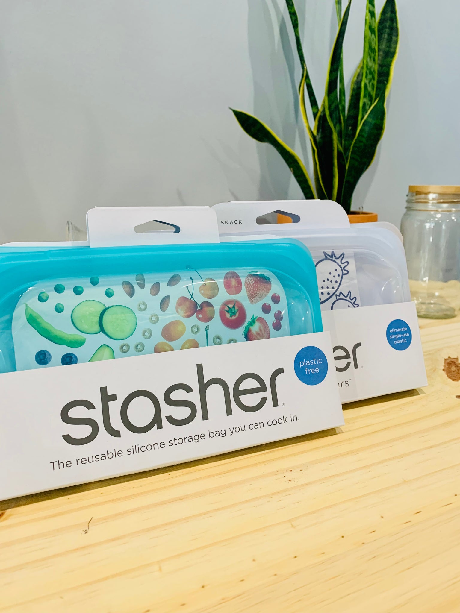 Stasher Everyday Bag in Powder | Silicone